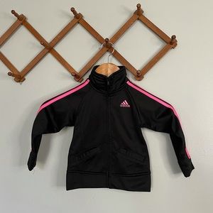 3/$25! Black and Pink Adidas Jacket